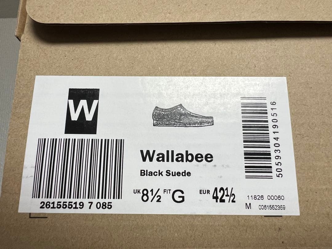 Clarks ワラビー ブラック スエード 美品