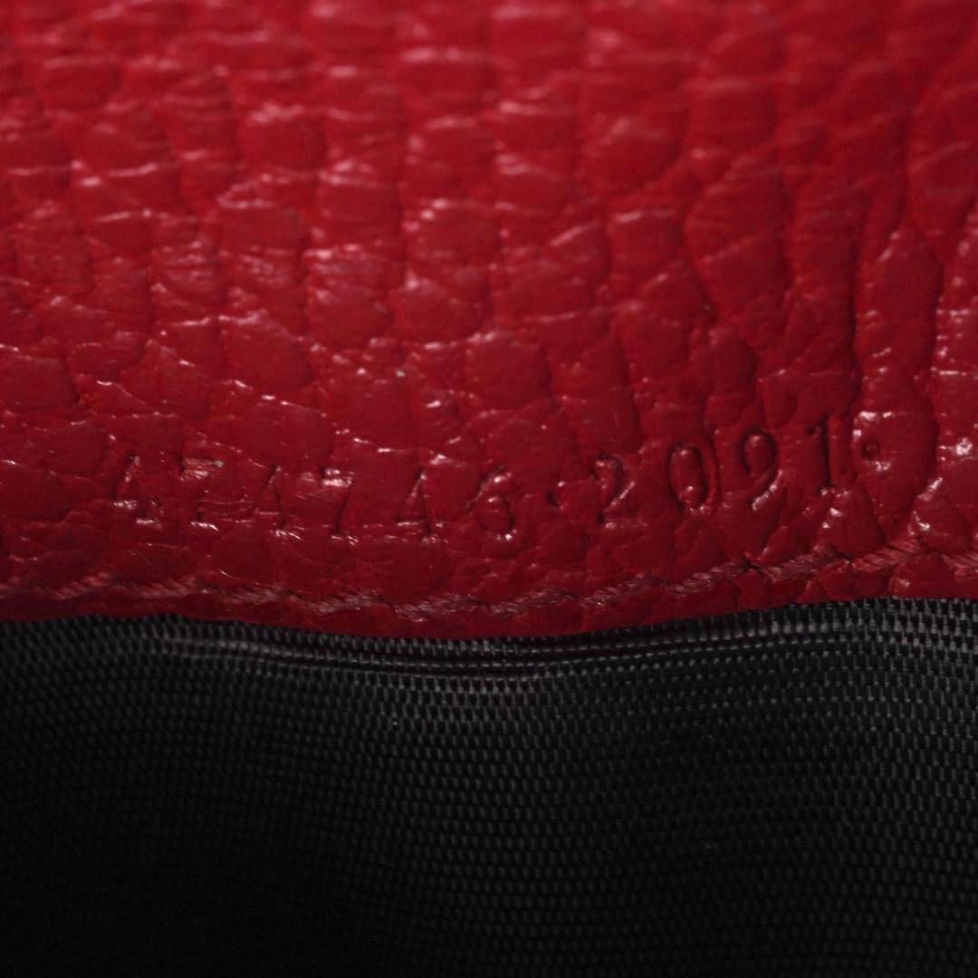 ✨未使用展示品✨　GUCCI ミニ財布　マーモント　GGロゴ 三つ折り　レッド