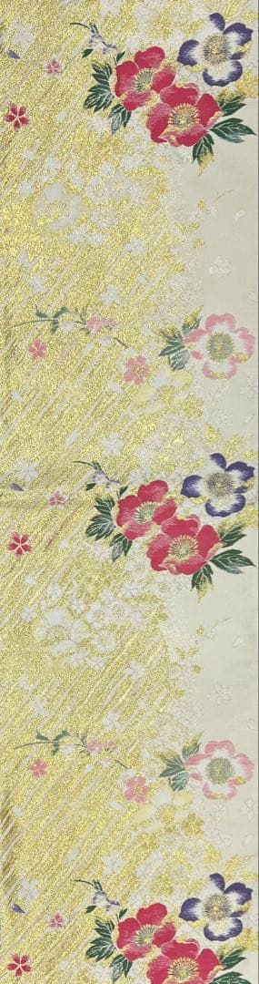 振り袖　フルセット　別誂長襦袢付　金彩加工　成人式　刺繍入り　豪華　598