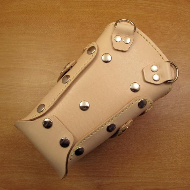 特別価格　ヌメ革ナチュラル　６丁　 ブラシケースセット　SCBC-325/NA1