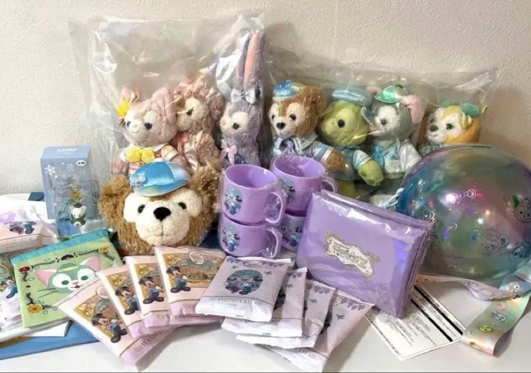 バケパ　カラフルハピネス　ダッフィーフレンズポージープラッシー