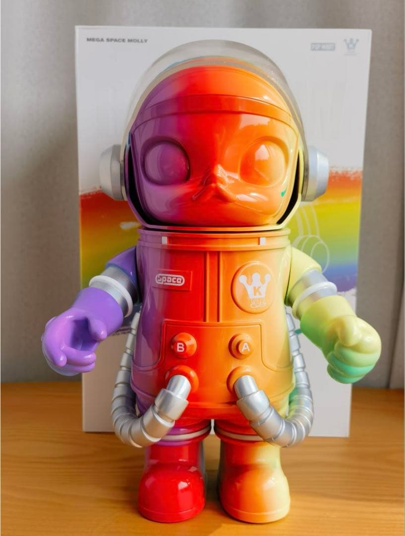 その他 POPMART MEGA SPACE MOLLY 400% Rainbow