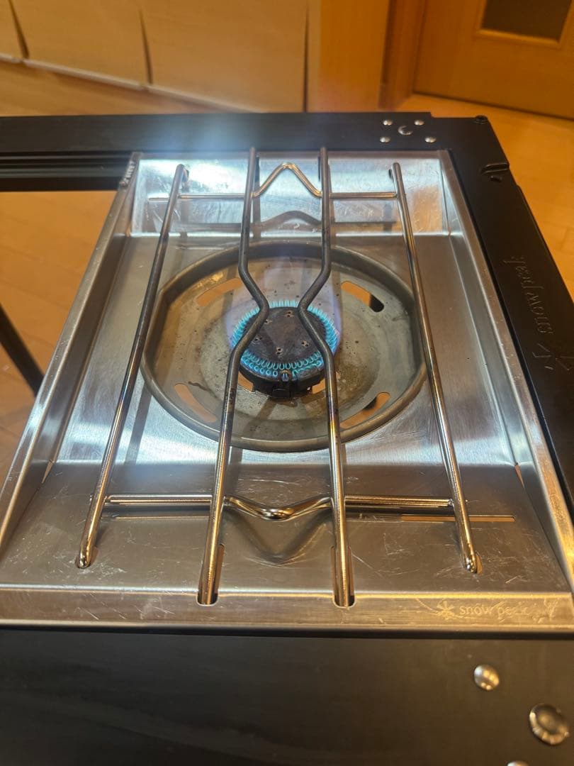 付属品有★動作確認済スノーピーク フラットバーナー IGT カセットガスコンロ