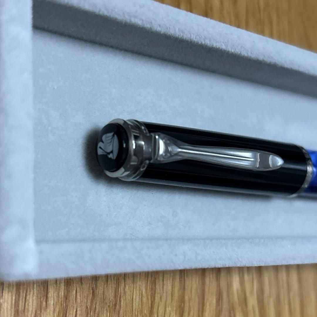 ペリカン マーブルブルー 万年筆 M205 EF クラシック