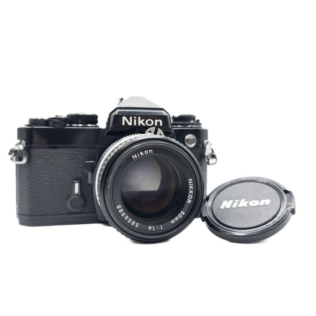 Aランク 完動品✨ Nikon FE Black 50mmセット 1ヶ月保証付