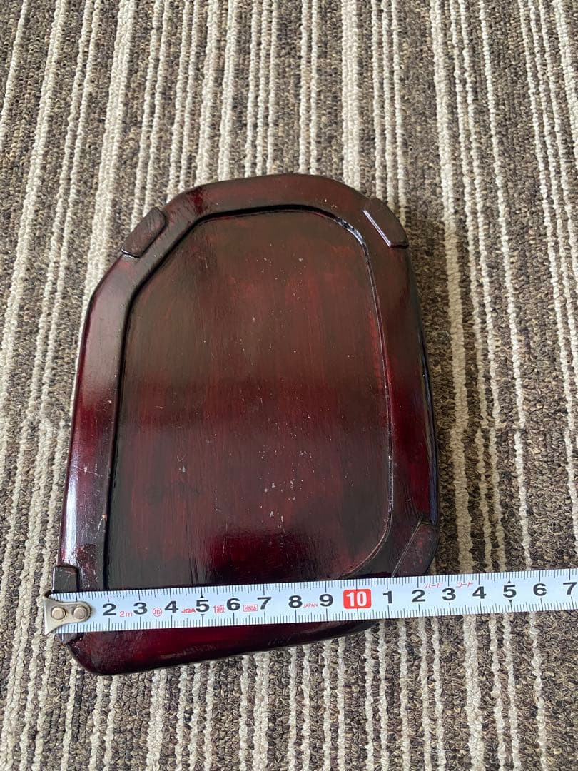 中国古玩　冠羅蕉硯 中国製 書道具 硯 端渓硯 中国美術 木箱