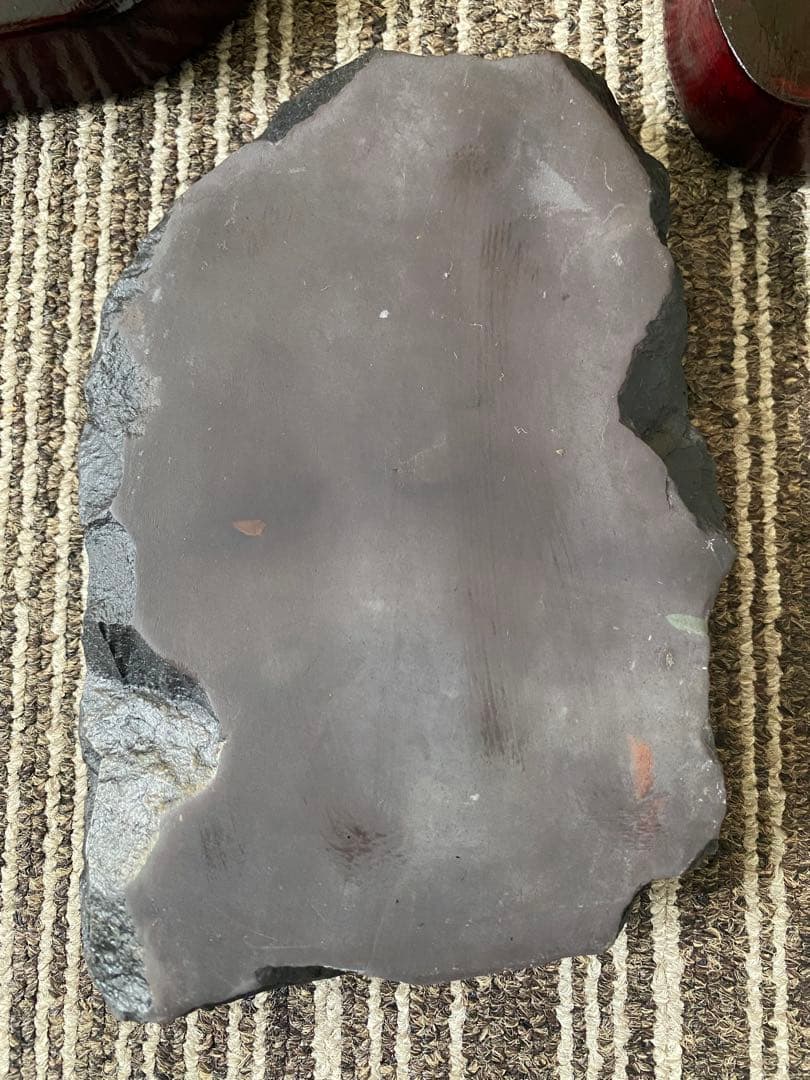 中国古玩　冠羅蕉硯 中国製 書道具 硯 端渓硯 中国美術 木箱