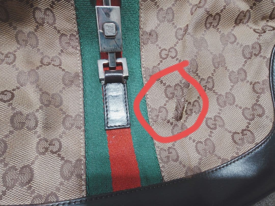 GUCCI グッチ ジャッキー シェリーライン ハンドバッグ ヴィンテージ