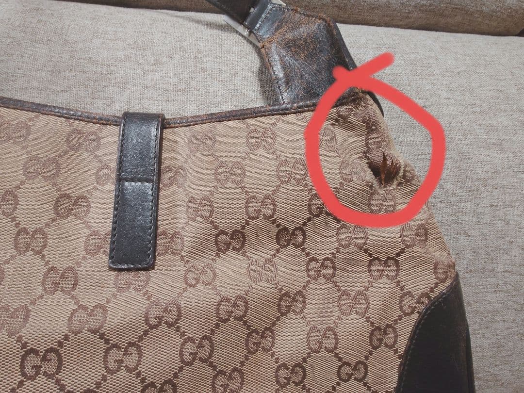 GUCCI グッチ ジャッキー シェリーライン ハンドバッグ ヴィンテージ