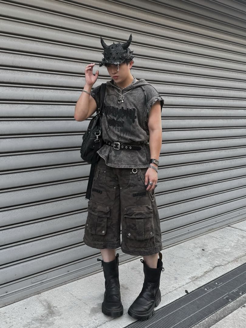 PERSONSOUL 2024 ノースリーブ パーカー