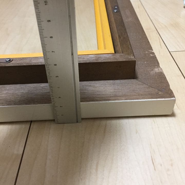 「値下げしました」美品油彩 額縁 F10号 白ホワイト フレーム