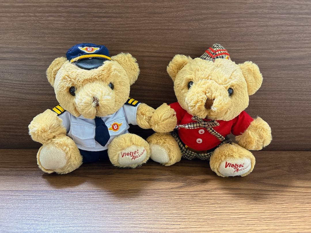 ベトジェットエア テディベア(パイロット・キャビンクルー)