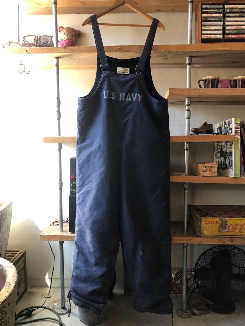 1940's U.S.NAVY タンカースパンツ オーバーオール