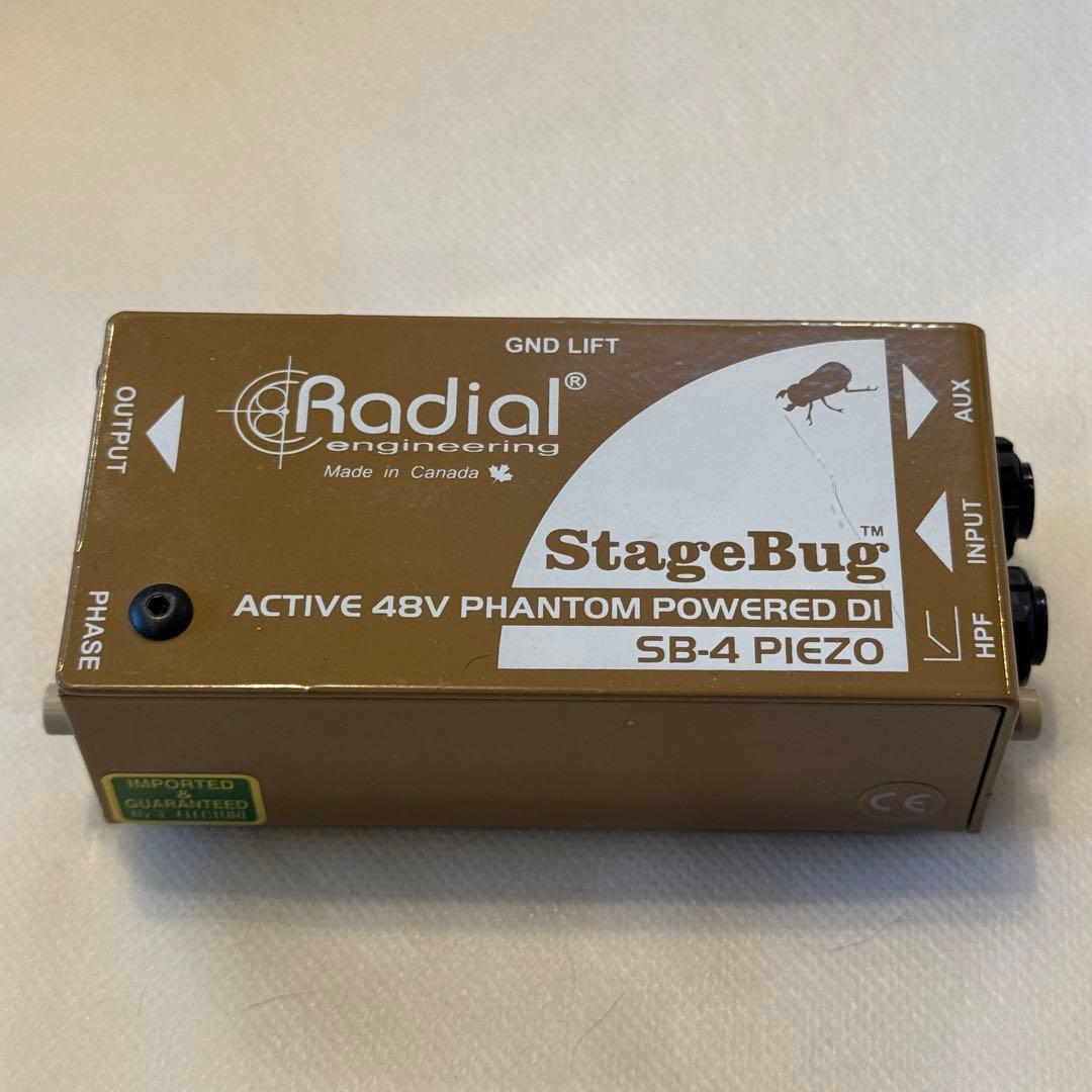 【美品❗️】Radial StageBug SB-4 ダイレクトボックス