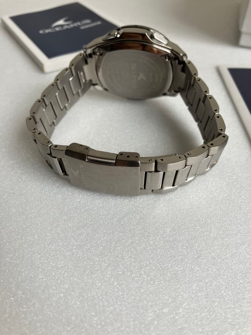 OCEANUS オシアナス OCW-T400 デジアナ　電波ソーラー　チタン