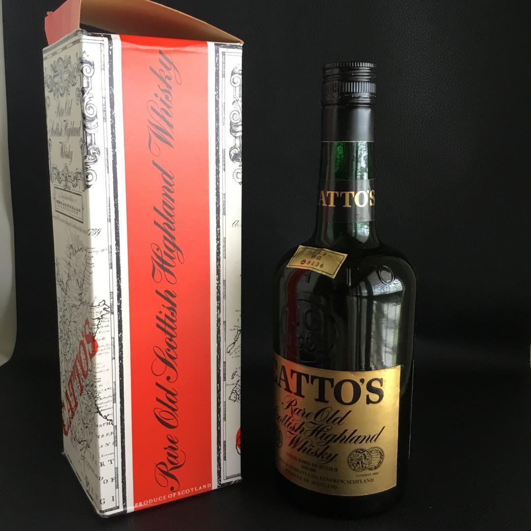 【古酒 】ヴィンテージ ブレンデッド スコッチウイスキー CATTO'S 未開栓