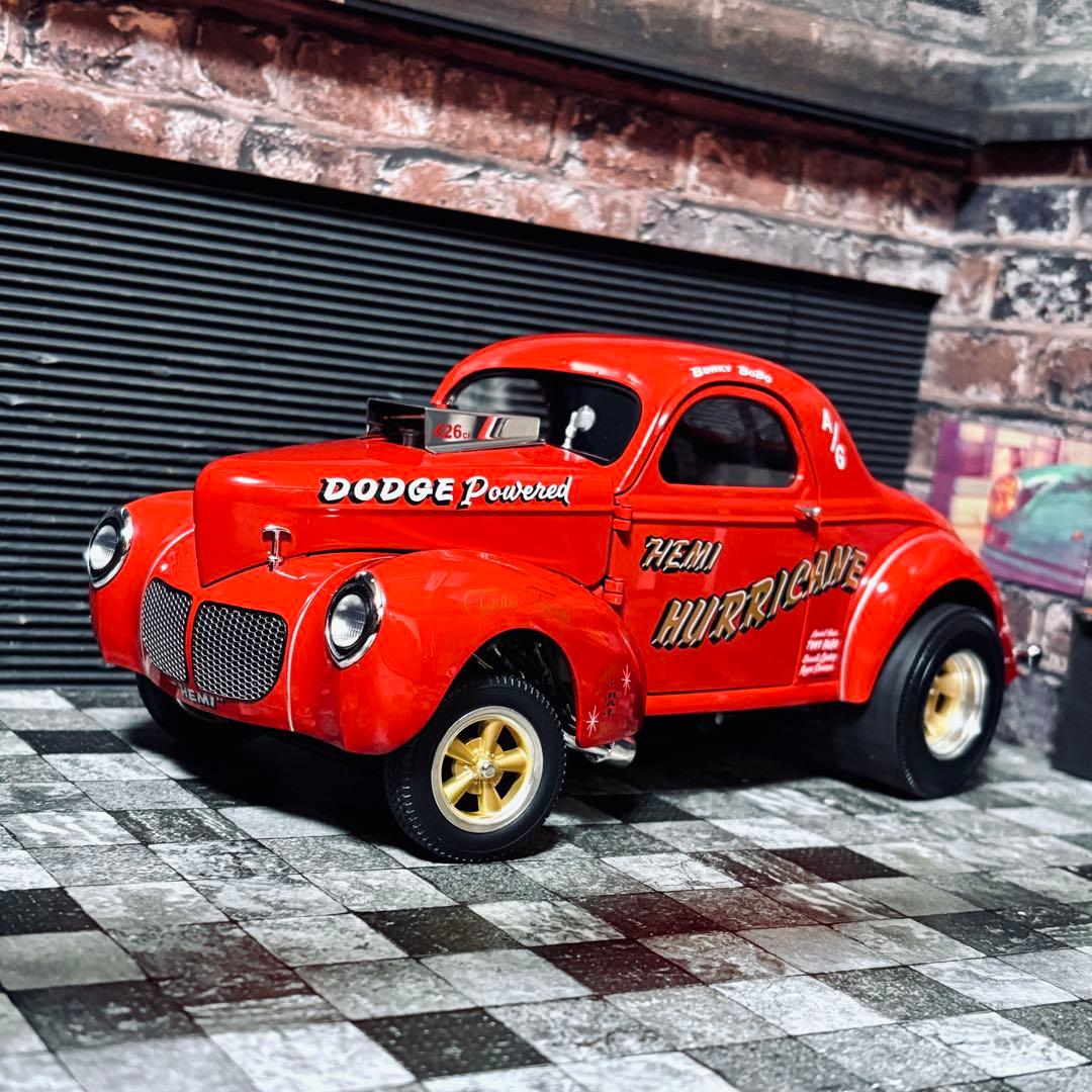 国内未入荷 1/18 ACME '40 WILLYS GASSER HEMI