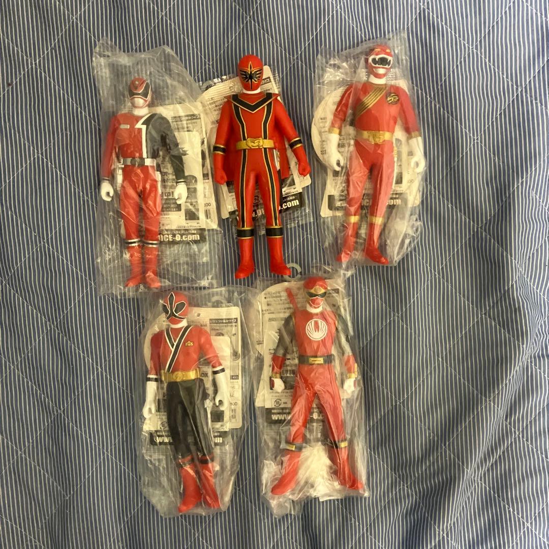 レジェンド戦隊ヒーローシリーズ　ソフビセット