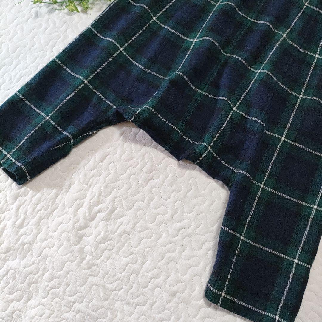 美品✨コムデギャルソン　ウールサルエルパンツ　タータンチェック　グリーン　SS