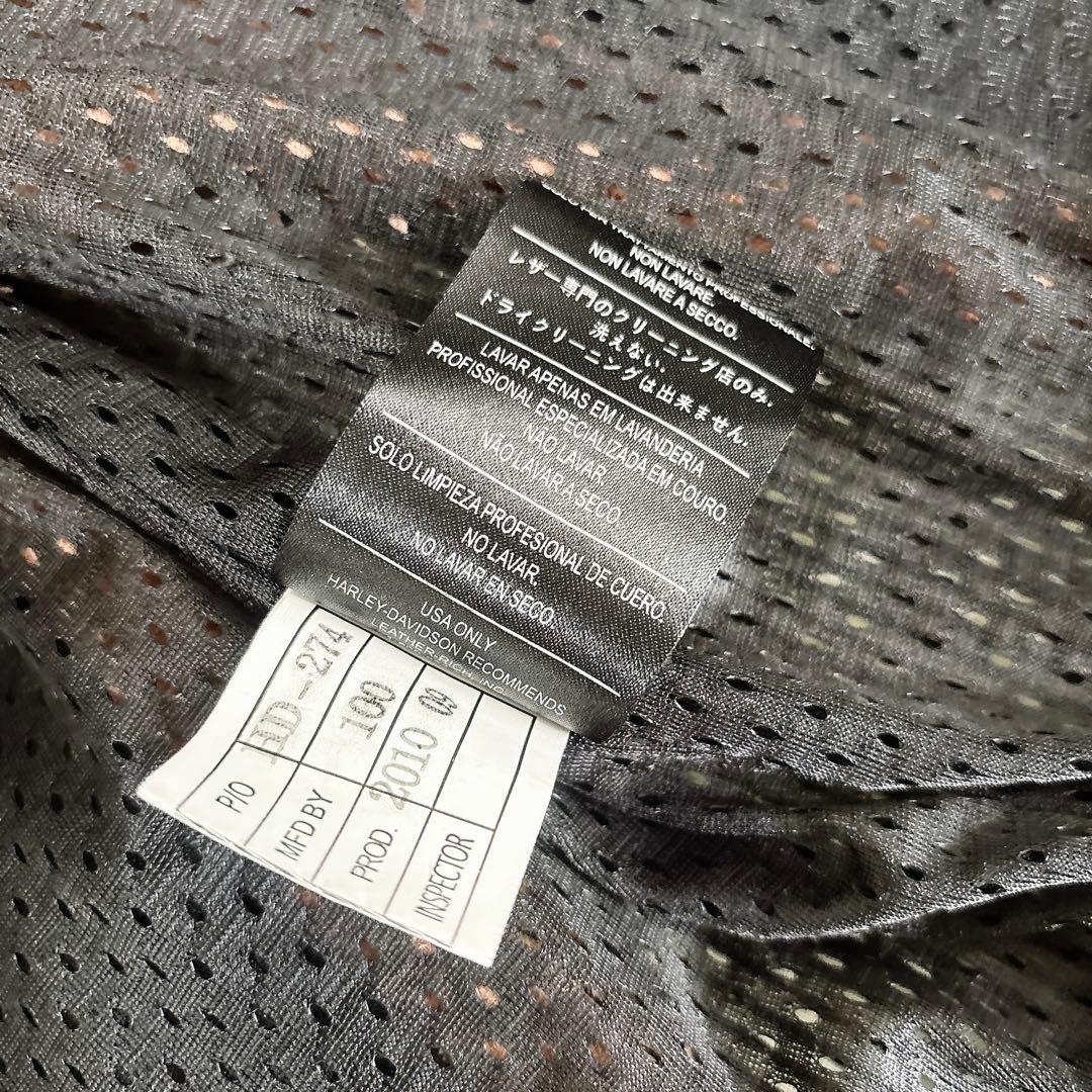 HARLEY-DAVIDSON ヴィンテージ加工 シングル レザージャケット