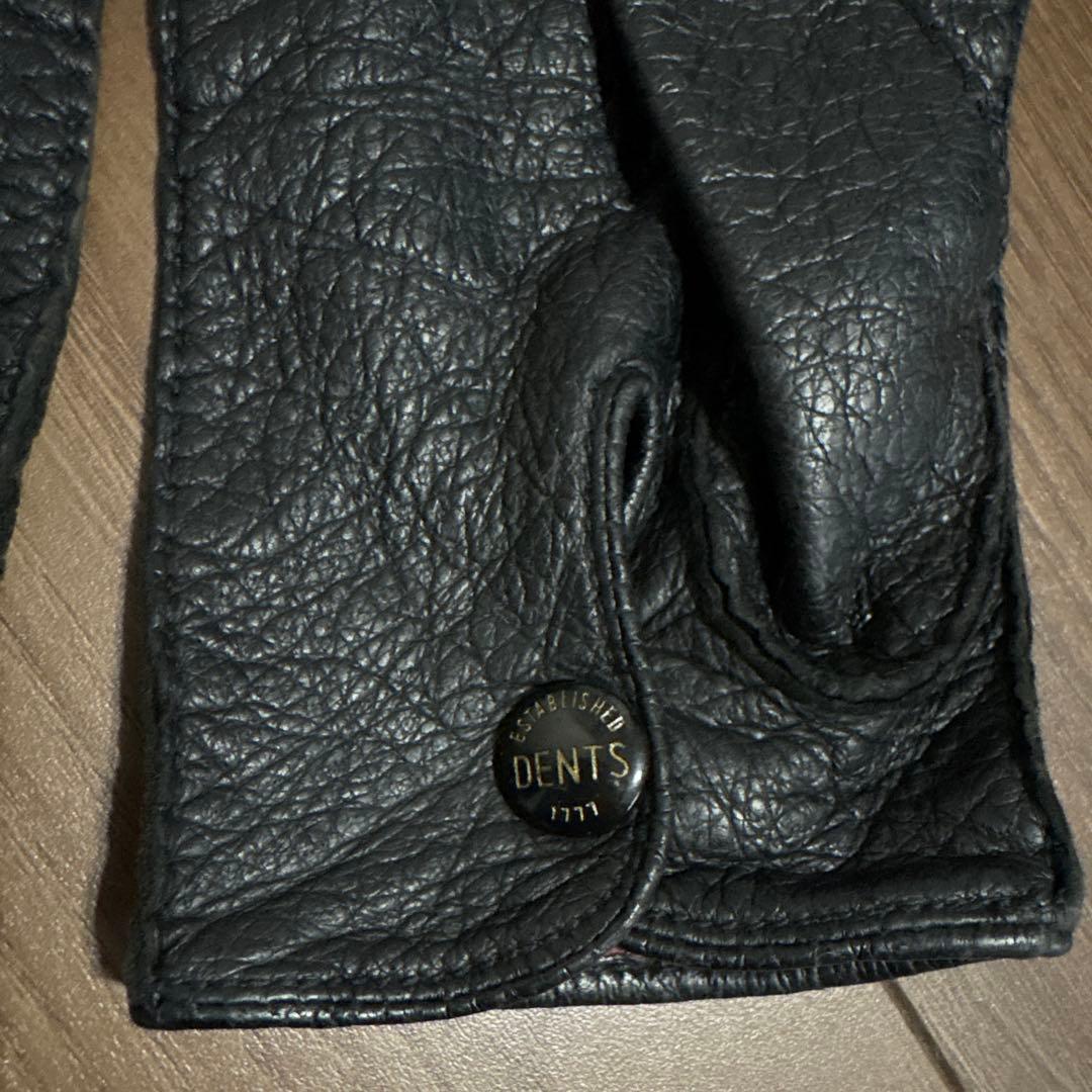 DENTS 黒 レザー 手袋