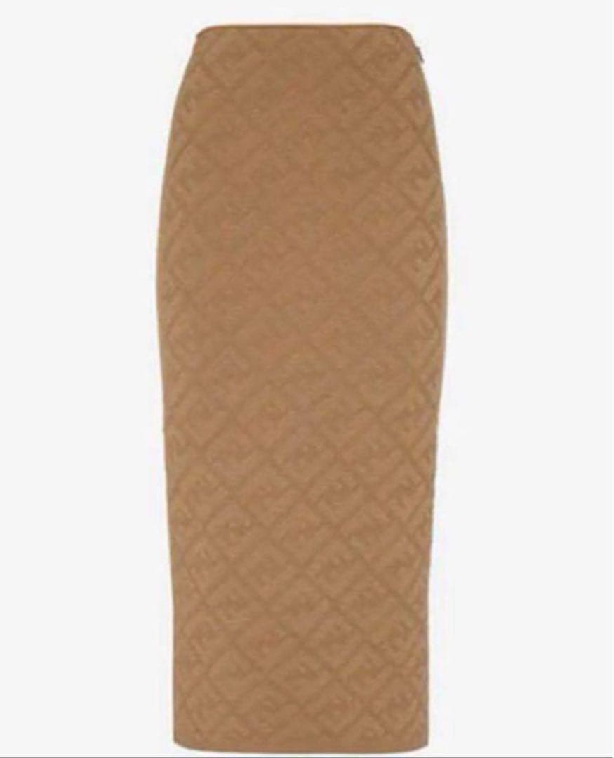 FENDI ベージュ タイトスカート 42