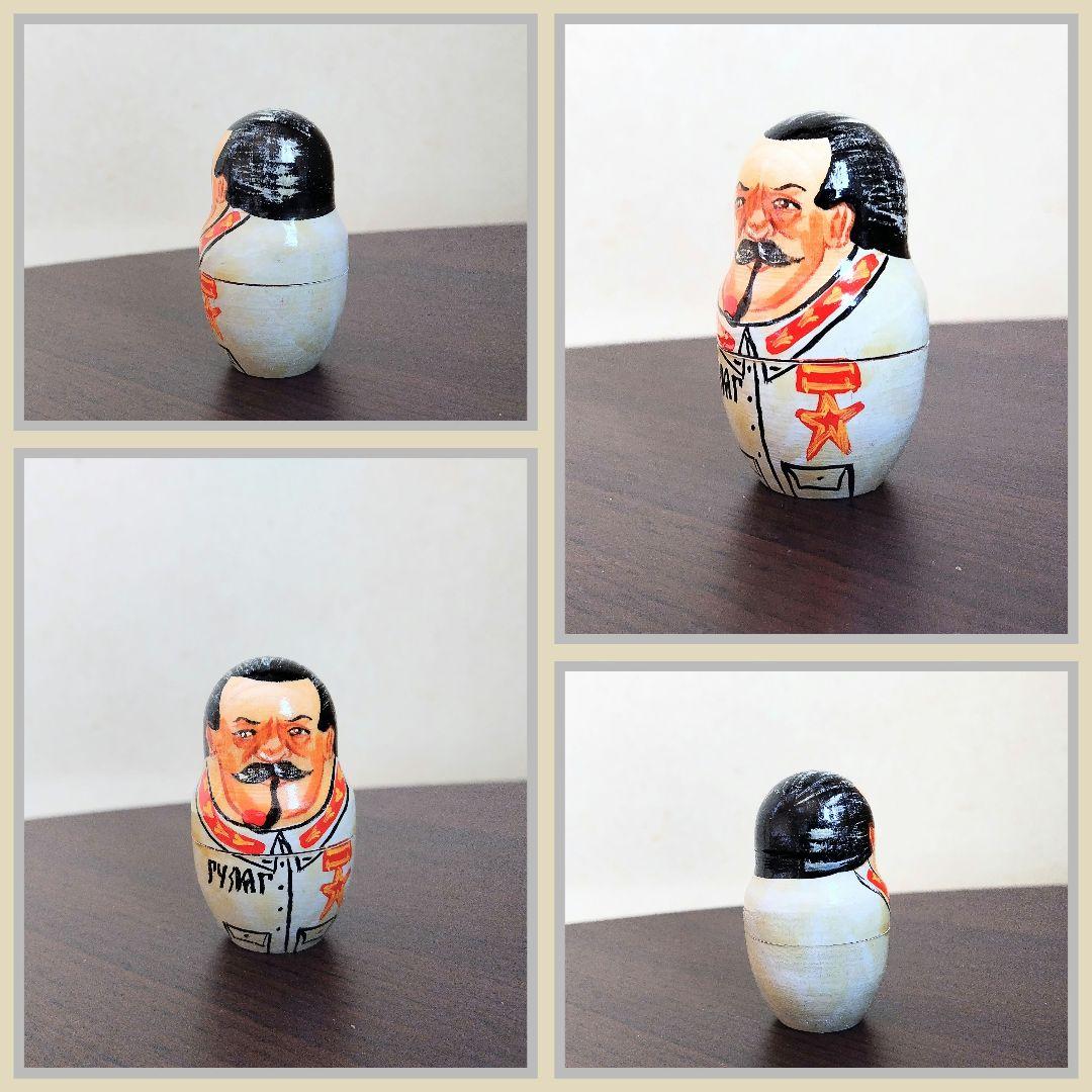 【民芸品】マトリョーシカ　ロシア人形　歴代大統領　民芸品（★美品★）