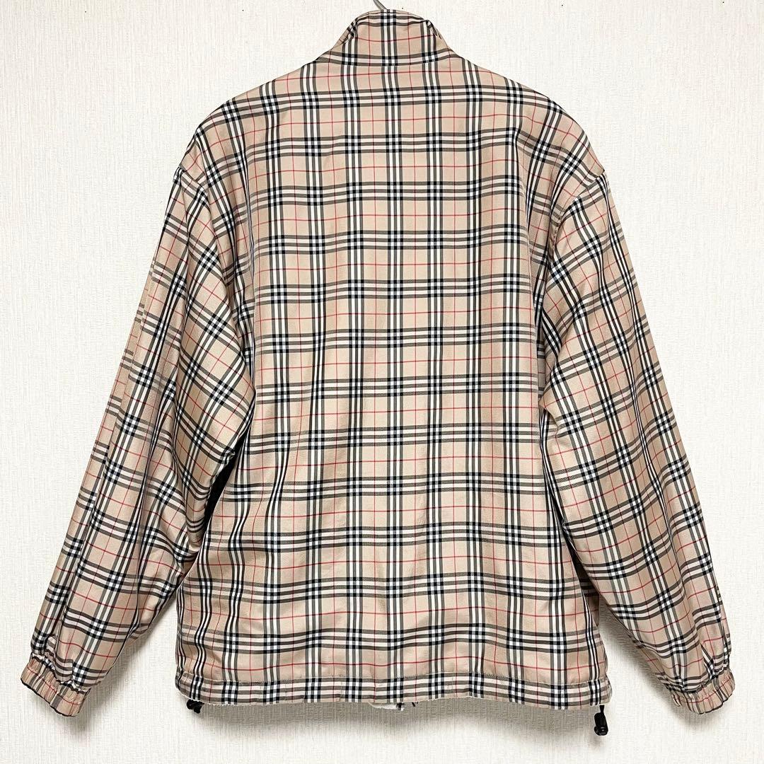 BURBERRY バーバリー ノバチェック リバーシブル フリース ブルゾン M