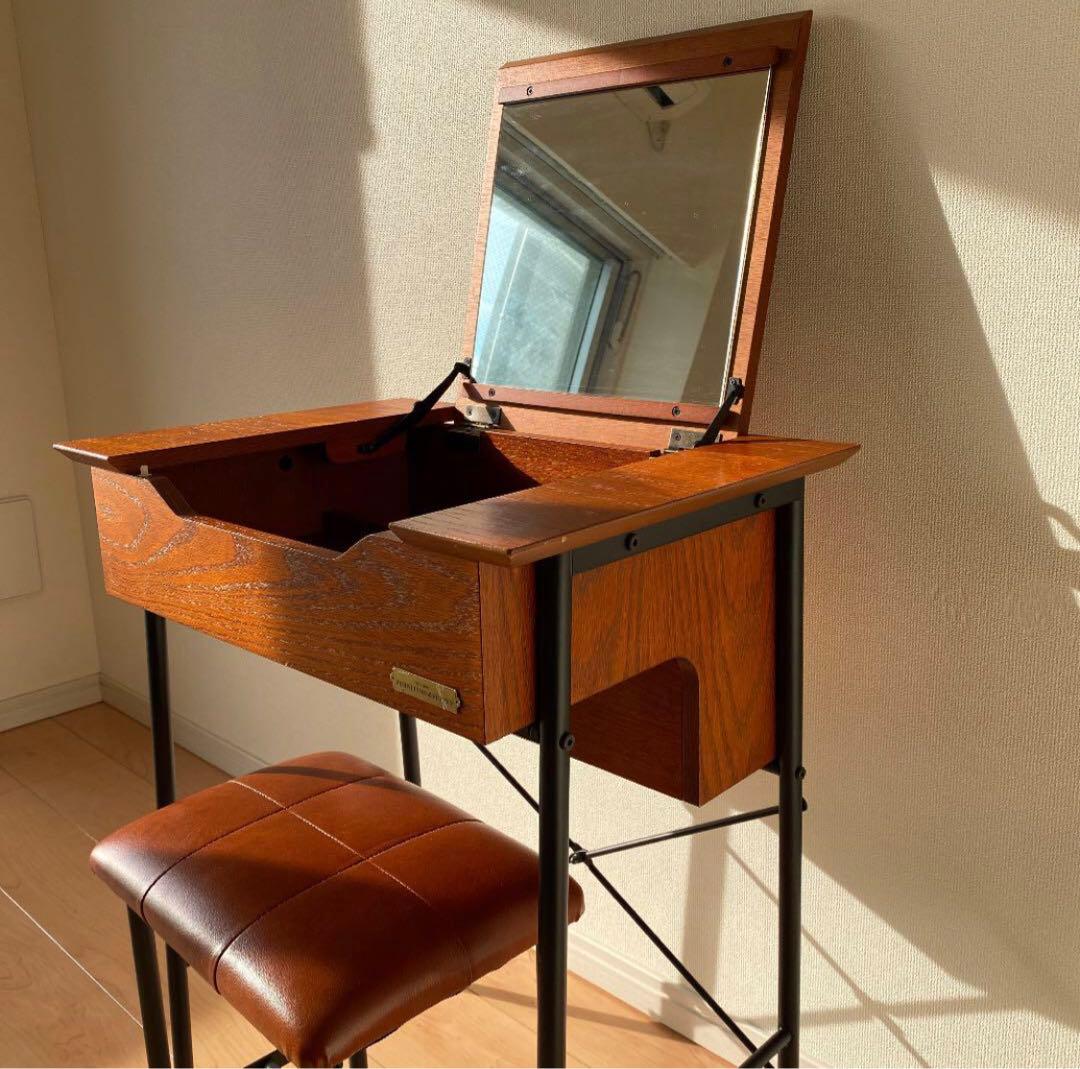 ニコアンド 木製ドレッサー・イス niko and …