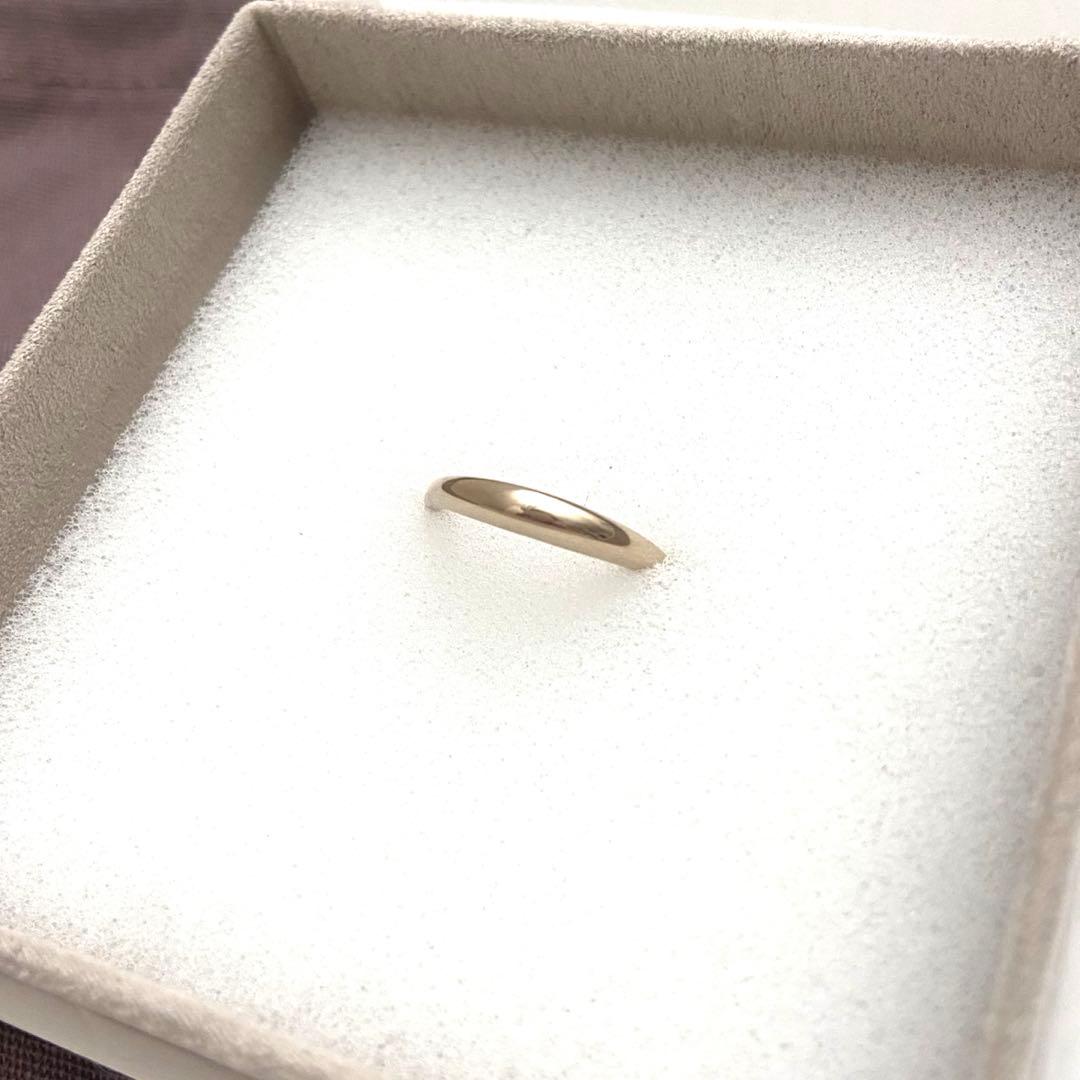 ete クレセントムーン リング ピンクゴールド　13号