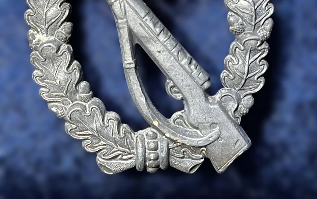 WW2　ドイツ軍　実物　歩兵突撃章　銀章