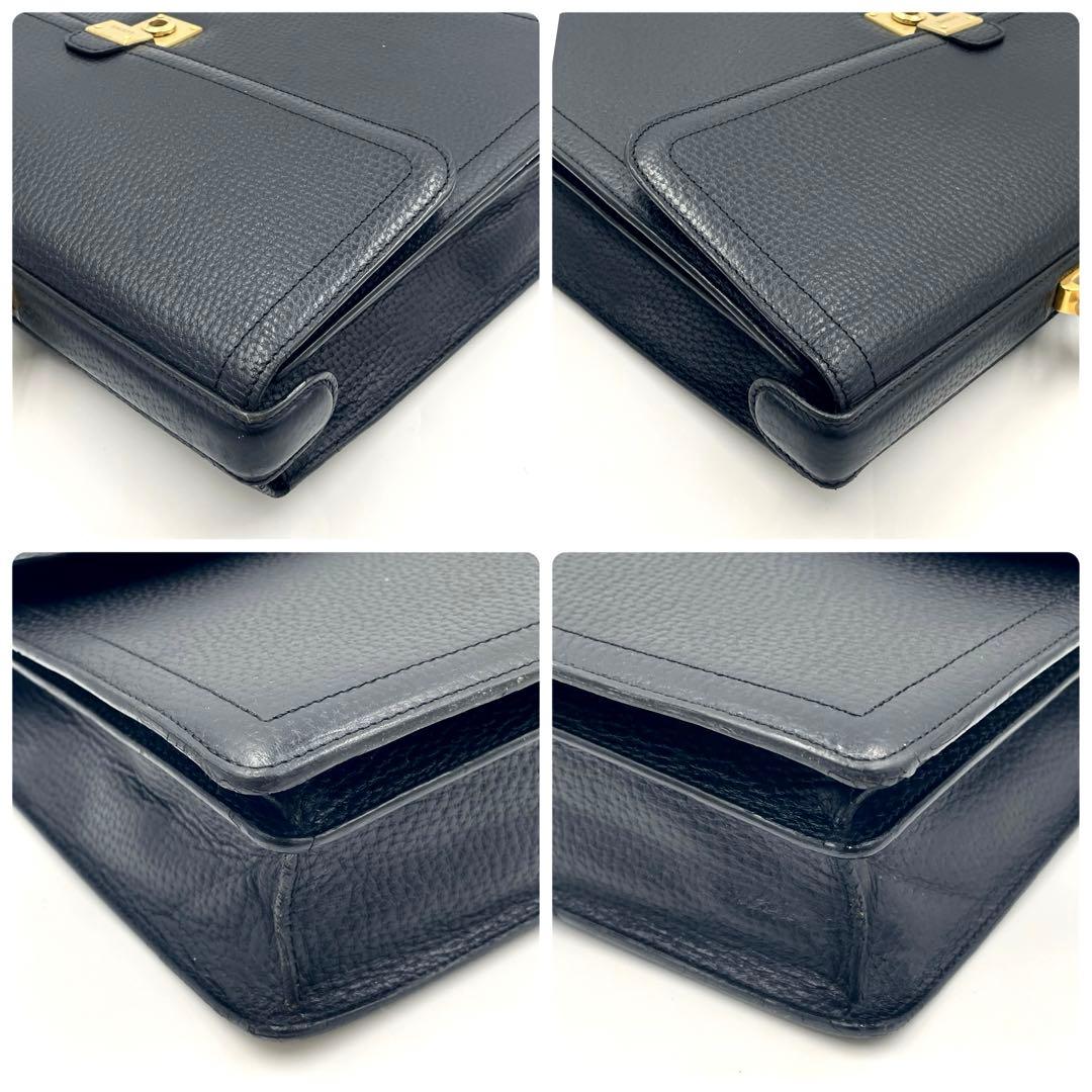 【極美品】LOEWE ロエベ アナグラム ビジネスバッグ ブリーフケース 通勤