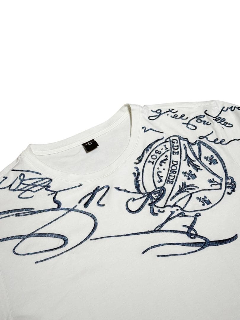 BERLUTI カリグラフィ 刺繍Tシャツ