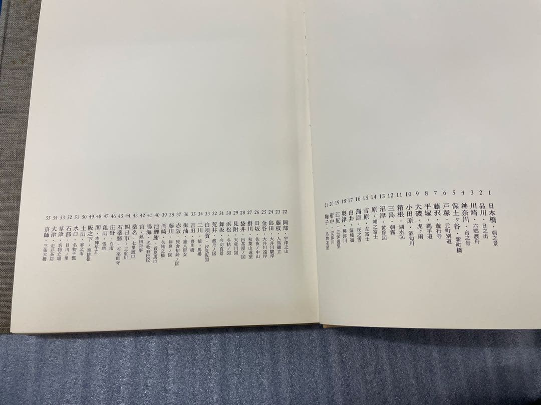 (初版)版画 東海道五十三次 広重 歌川広重 浮世絵版画 Mt.Fuji 集英社