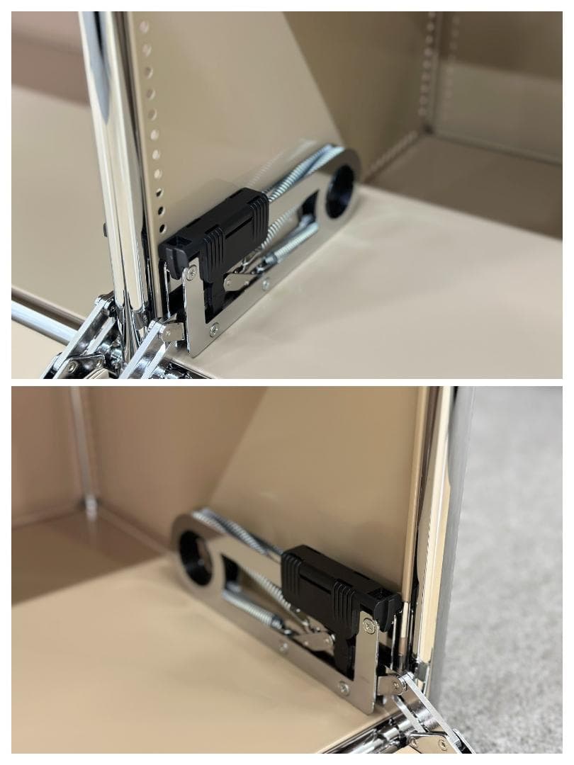 人気カラー！ほぼ未使用品■USMハラー■キャビネットシェルフ　2列2段　ベージュ