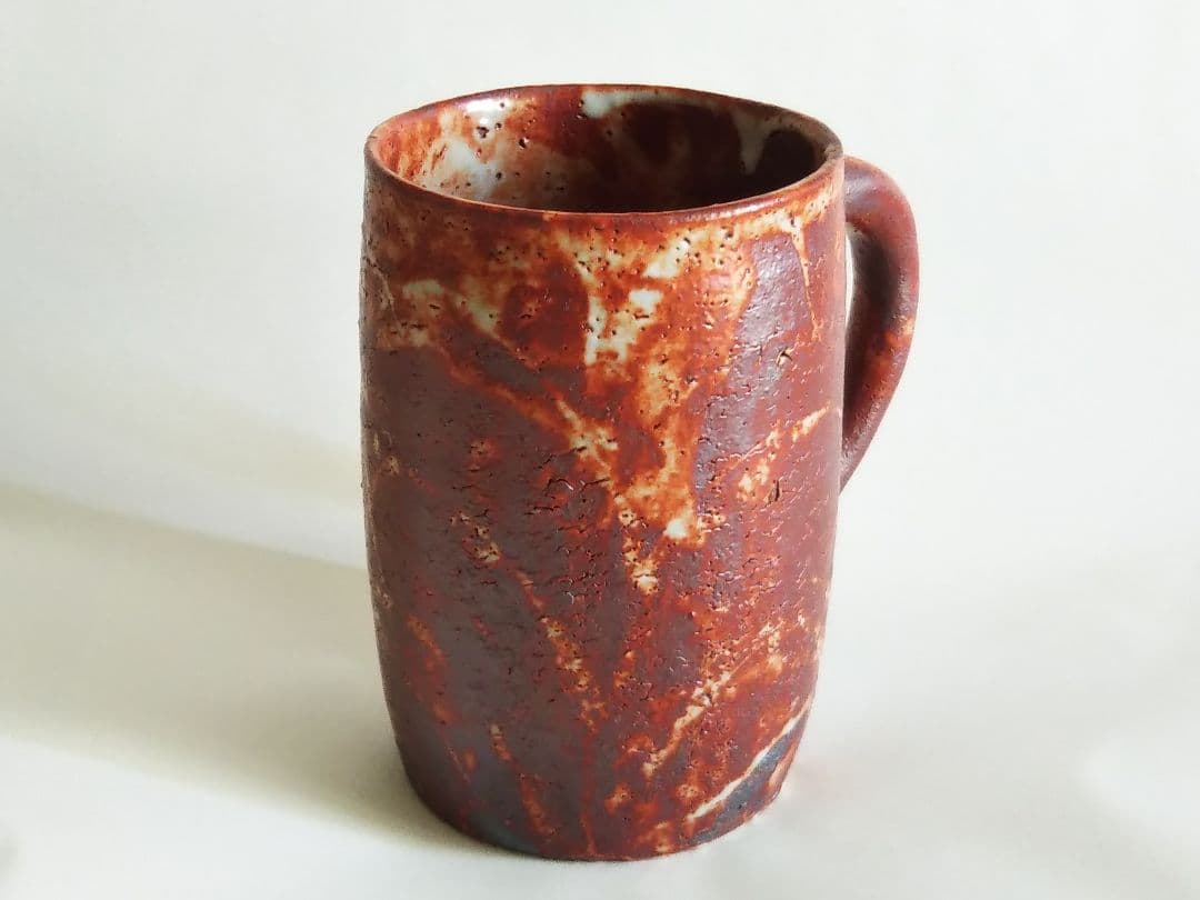 北大路魯山人（！？） 紅志野ビアジョッキ