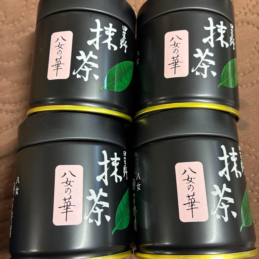 八女の華 抹茶缶 4個セット