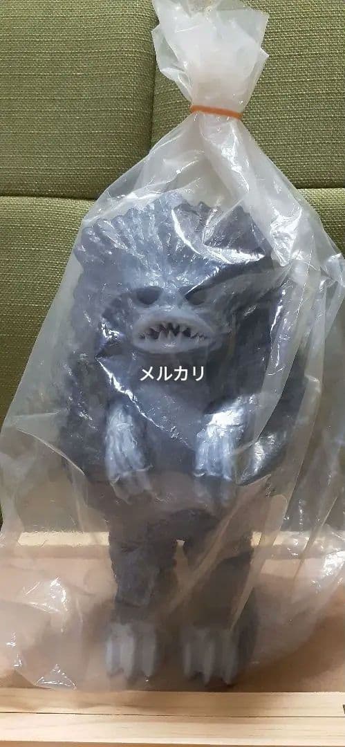 ガラモン　ソフビ　ノスタルジック　ヒーローズ　モノクロ　非売品