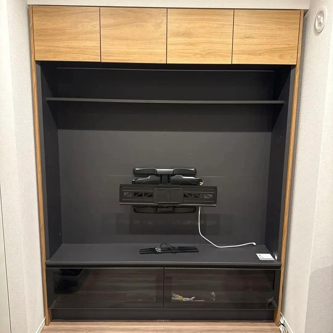 【年末最終値下げ大塚家具パモウナ送料込み】テレビボード 壁面収納 TV金具付き