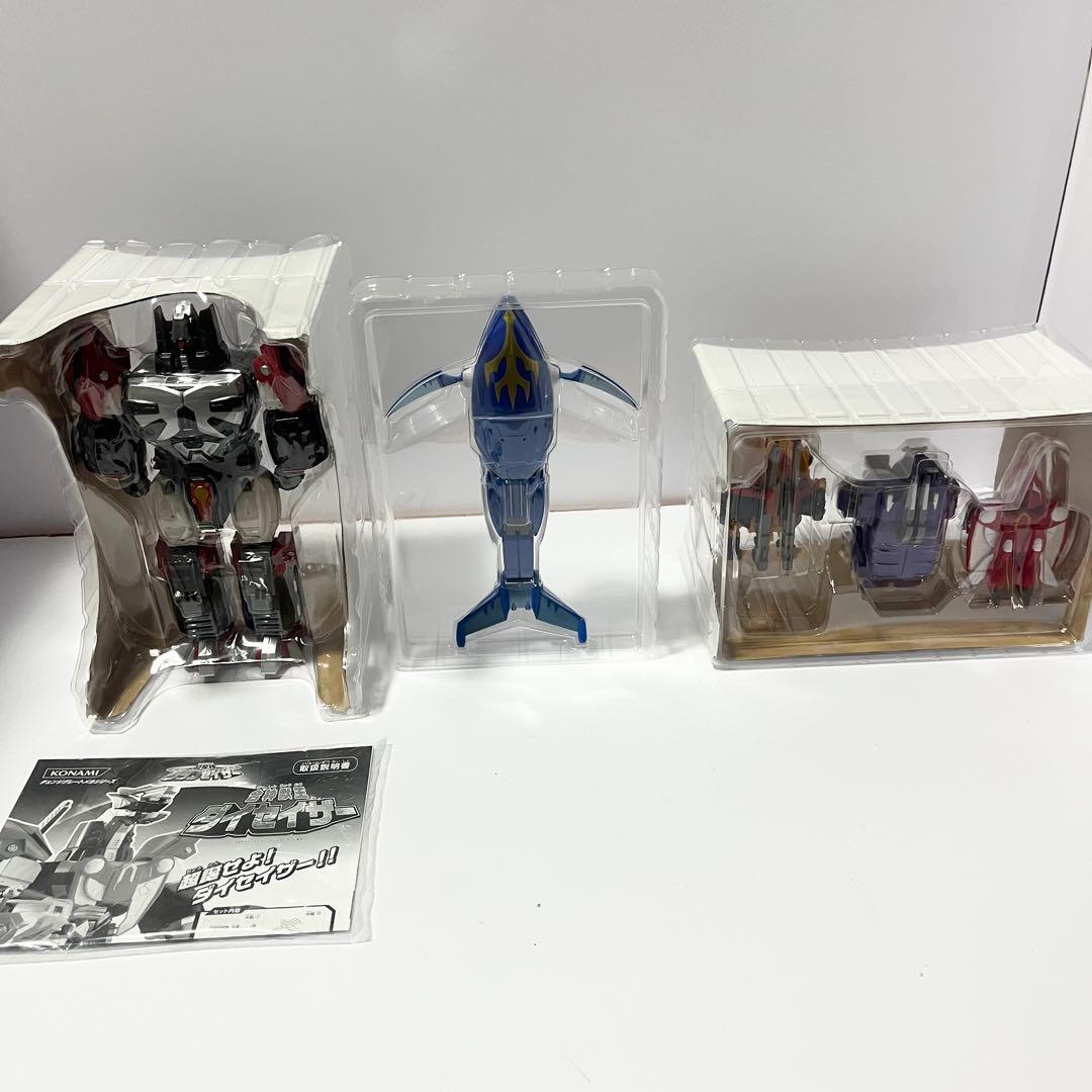 コナミ 超星神グランセイザー 合神獣王 ダイセイザー 箱付き 欠品なし 希少レア