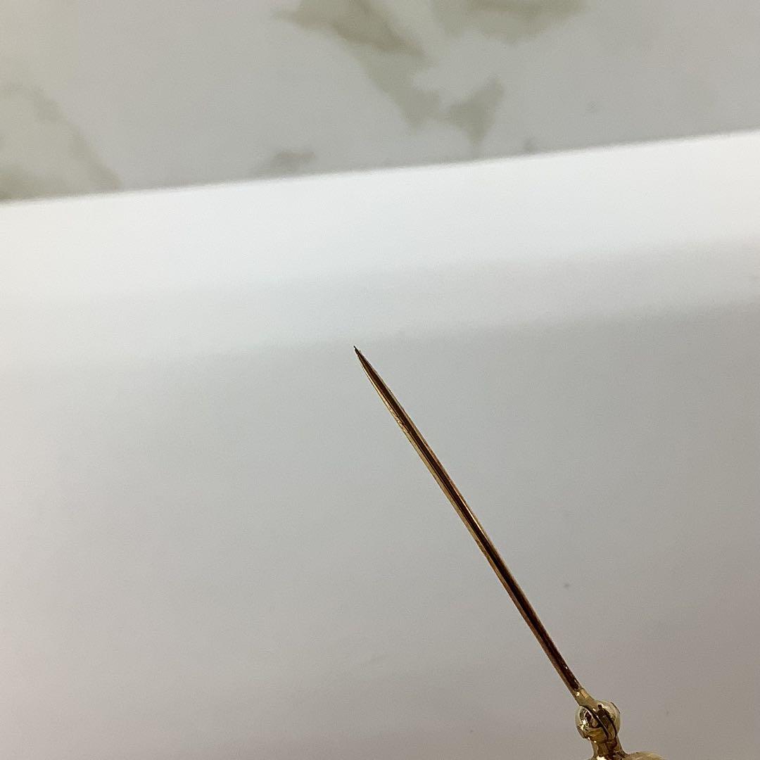 ア*ラ様 美品 MIKIMOTO ミキモト K14 パール ブローチ 愛子様着用