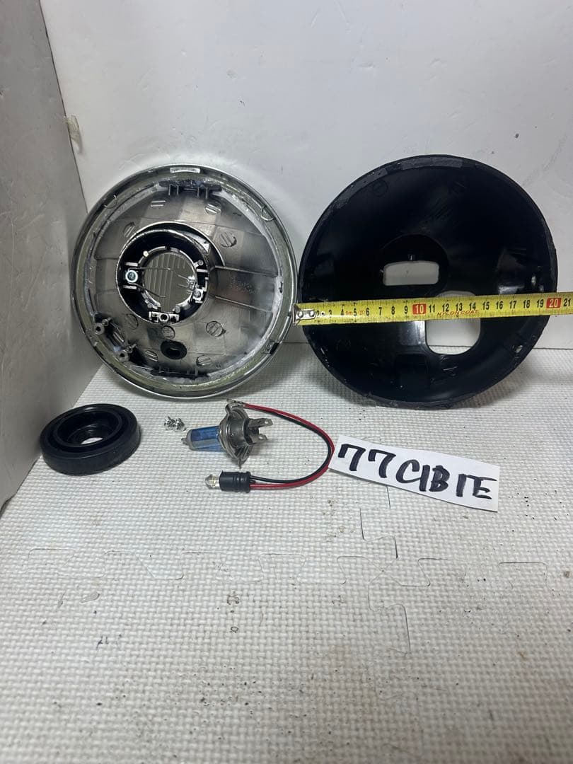 希少当時物シビエスーパーオスカー180πシビエ凹みレンズ付ヘッドライトマーシャル