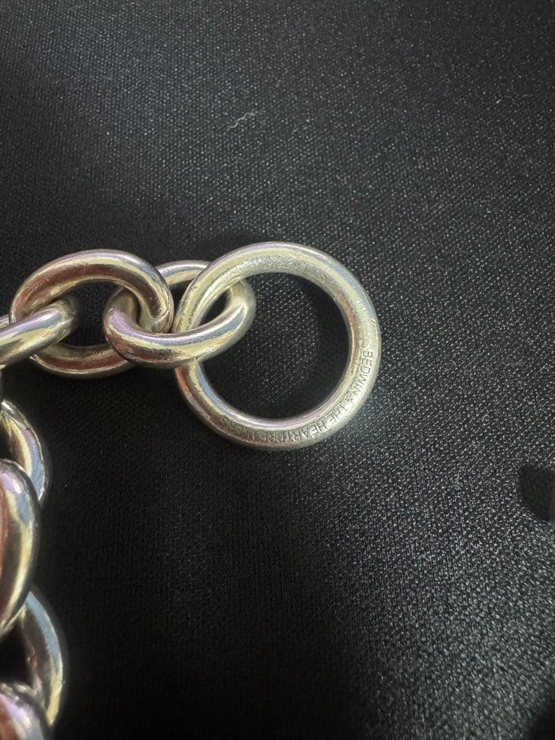 BEDWIN CHAIN BRACELET RIVIERA シルバーブレスレット