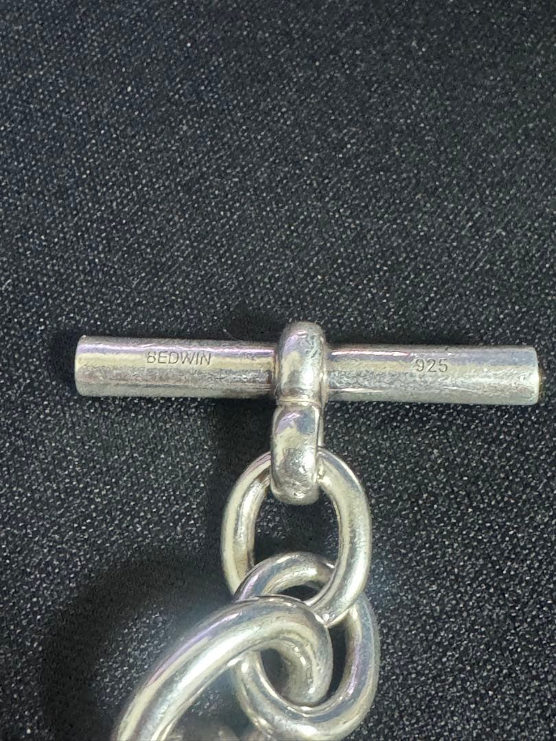 BEDWIN CHAIN BRACELET RIVIERA シルバーブレスレット