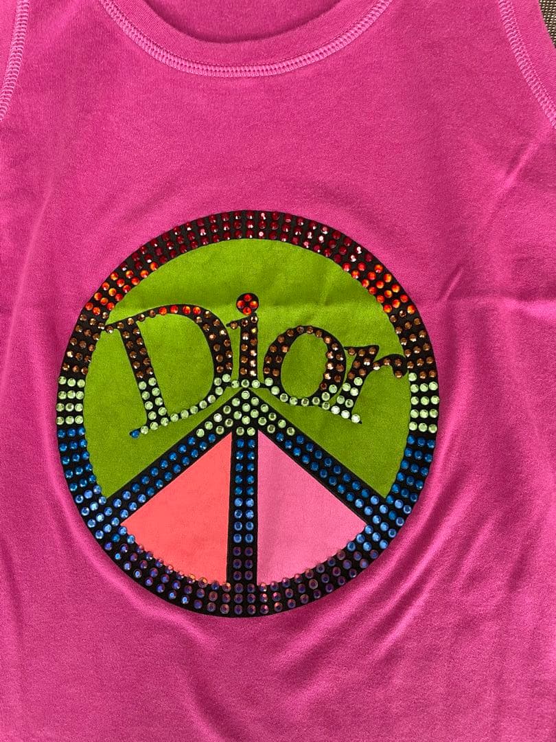 Christian Dior ピンク タンクトップ 42