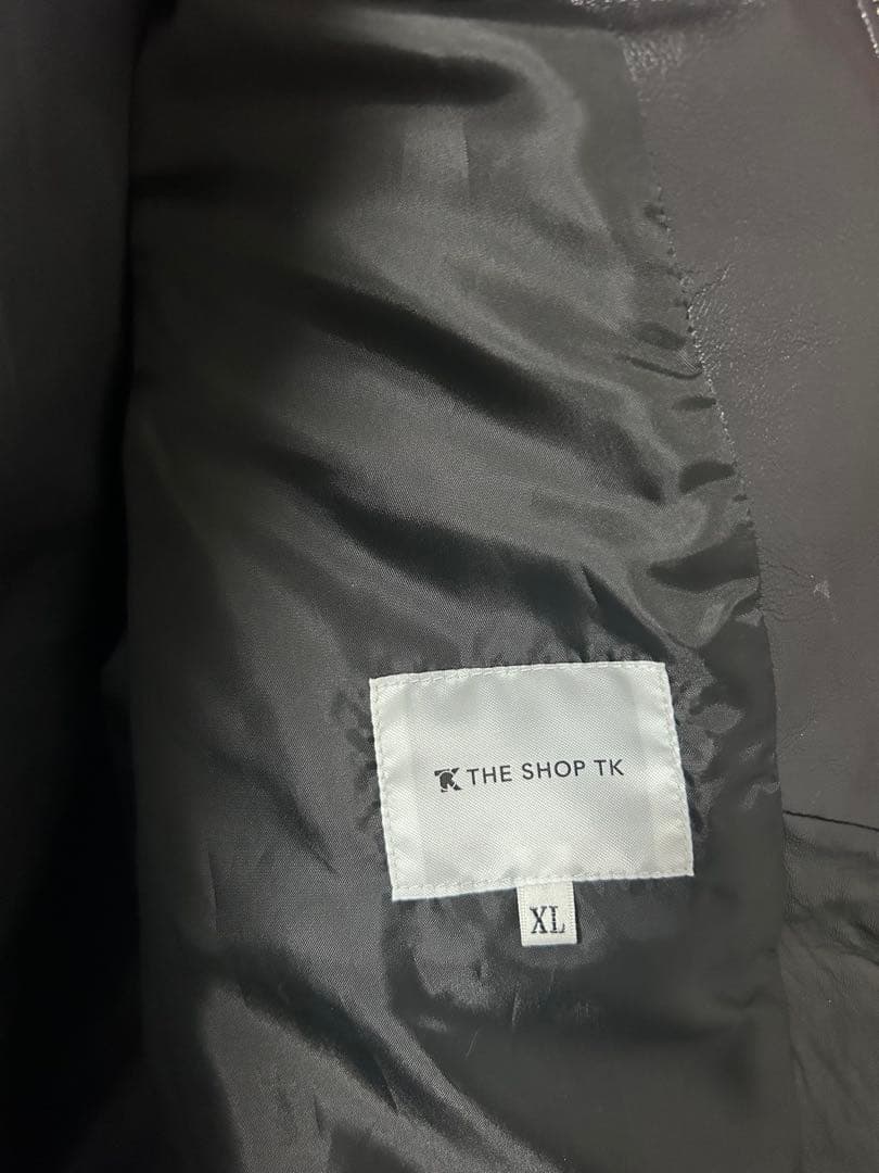 シングルライダースジャケット　ラムレザー