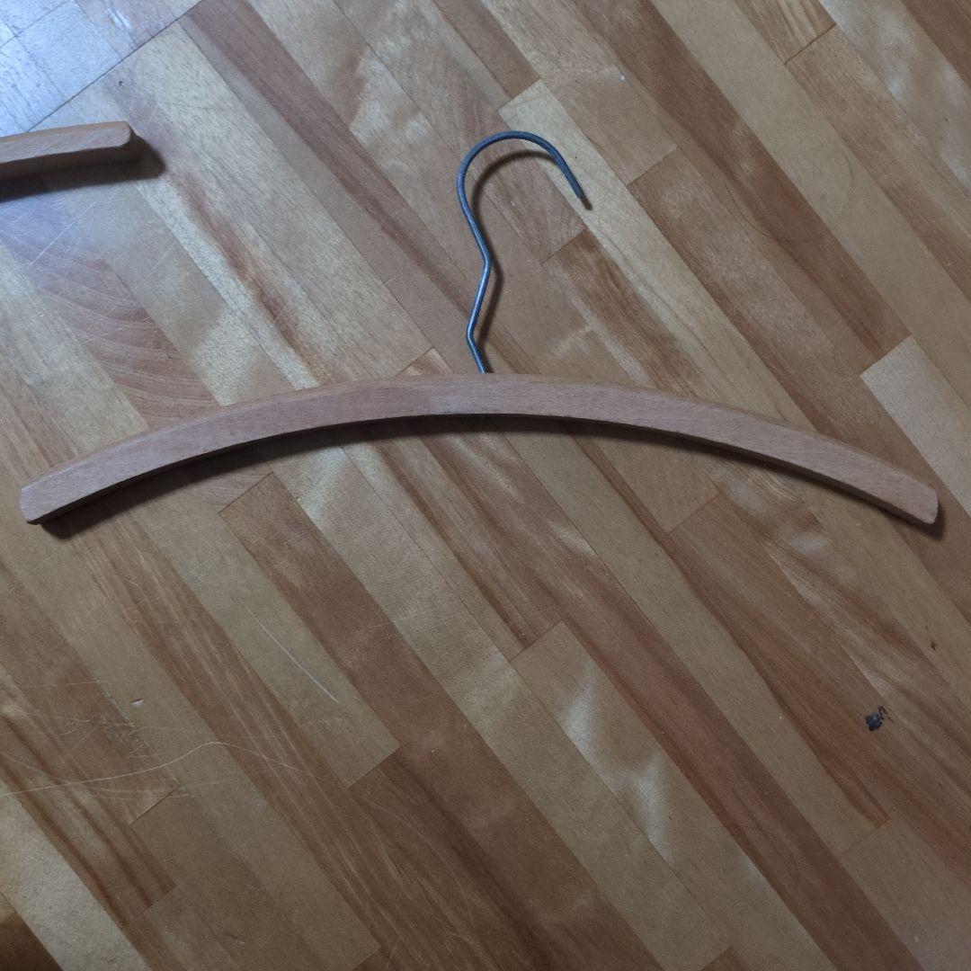 USA Vintage 木製 ウッド ハンガー 9本セット