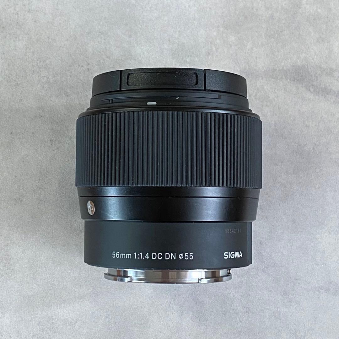 美品｜シグマ 単焦点レンズ 56mm F1.4 DC DN ソニー Eマウント