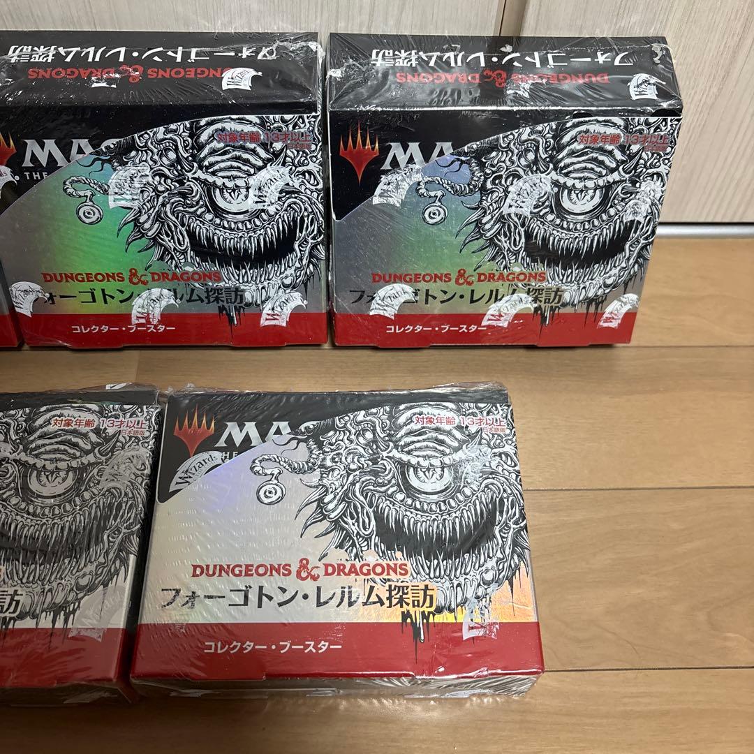 MTG AFR フォーゴトン・レルム探訪 コレクターブースターBOX 5個日本語