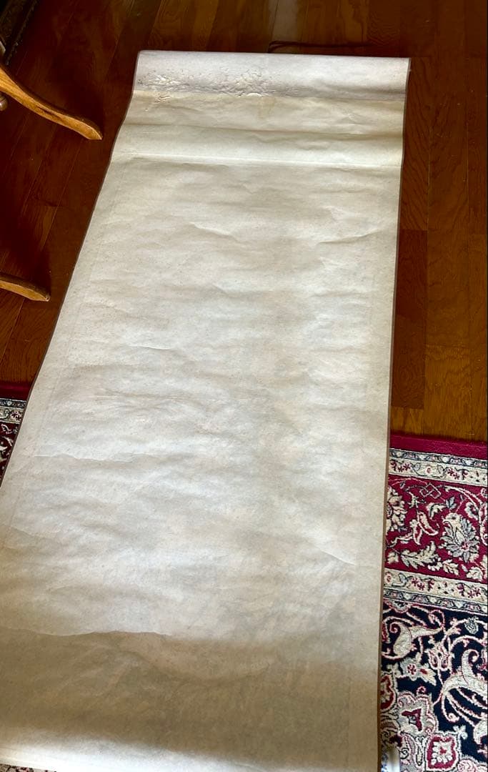 猛虎図　虎　掛け軸　中国掛軸 時代 虎 / 猫虎 肉筆 在銘 水墨　中国　骨董品